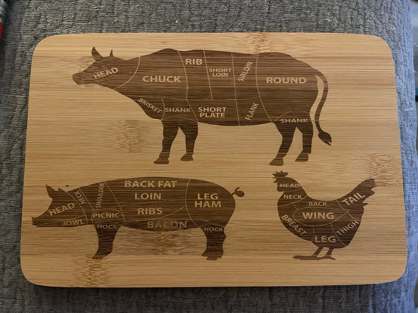 Mini Bamboo cutting board