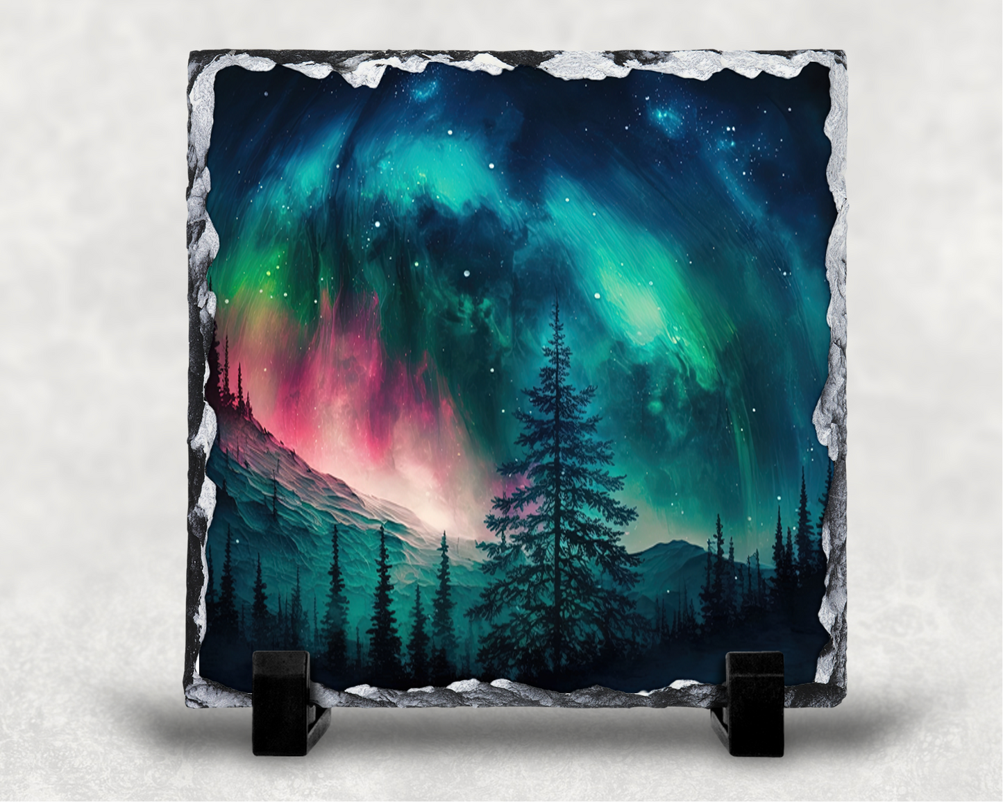 Northern lights slate rock picture